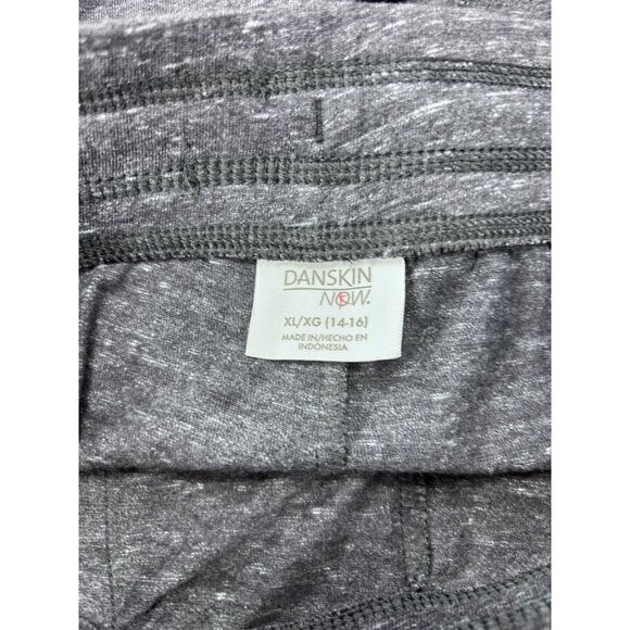 Danskin Now GIRLS XL Jogger Pants Dark Heather Gray Soft Jersey - Picture 9 of 10